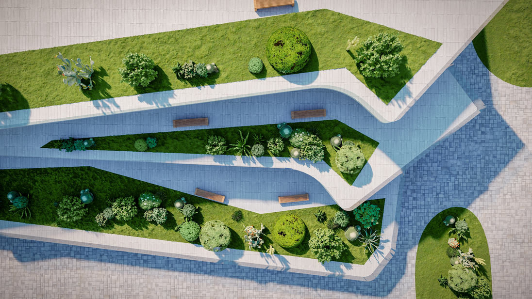 Modern architecture building with vegetation and grass.jpg