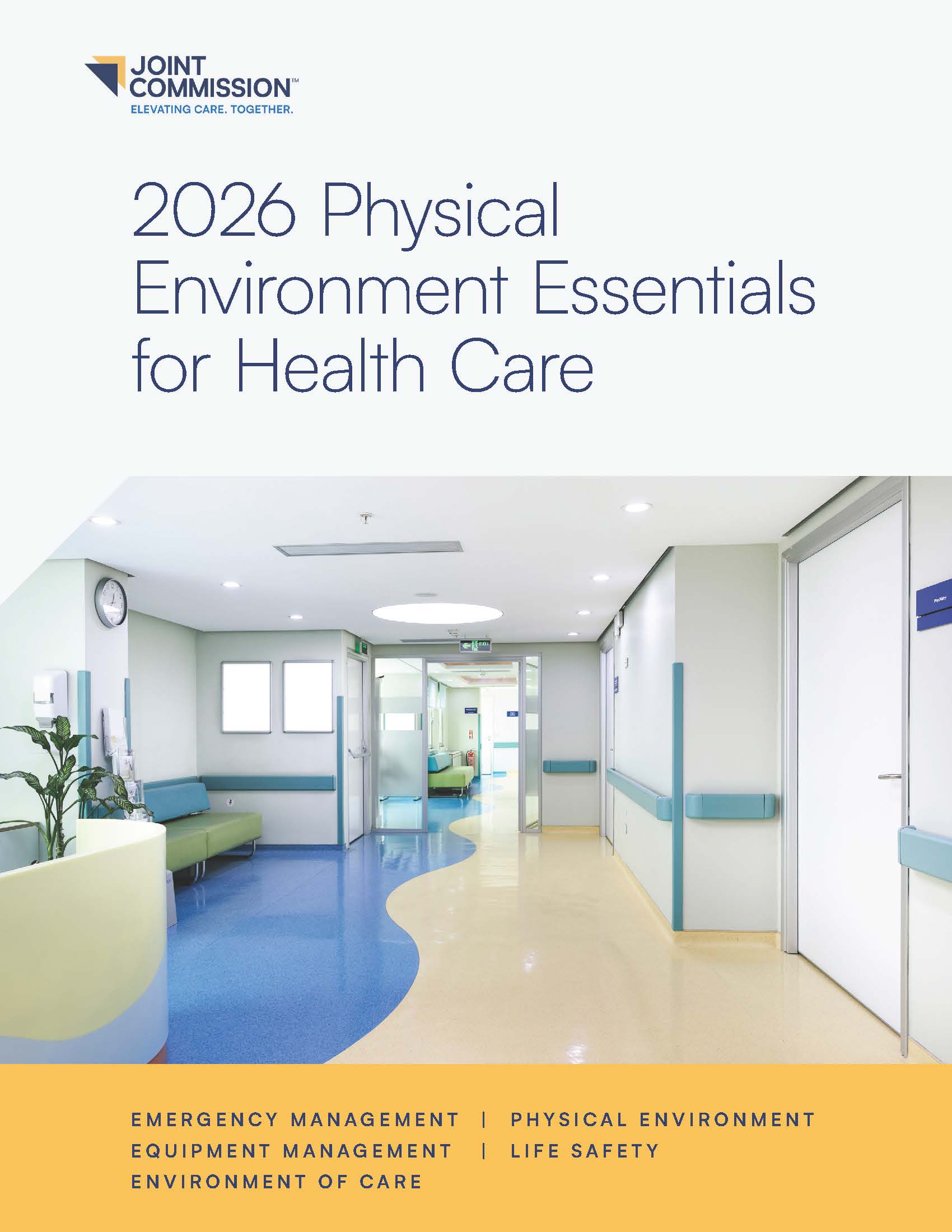 2026 Physical Environment Essentials for Health Care | Joint