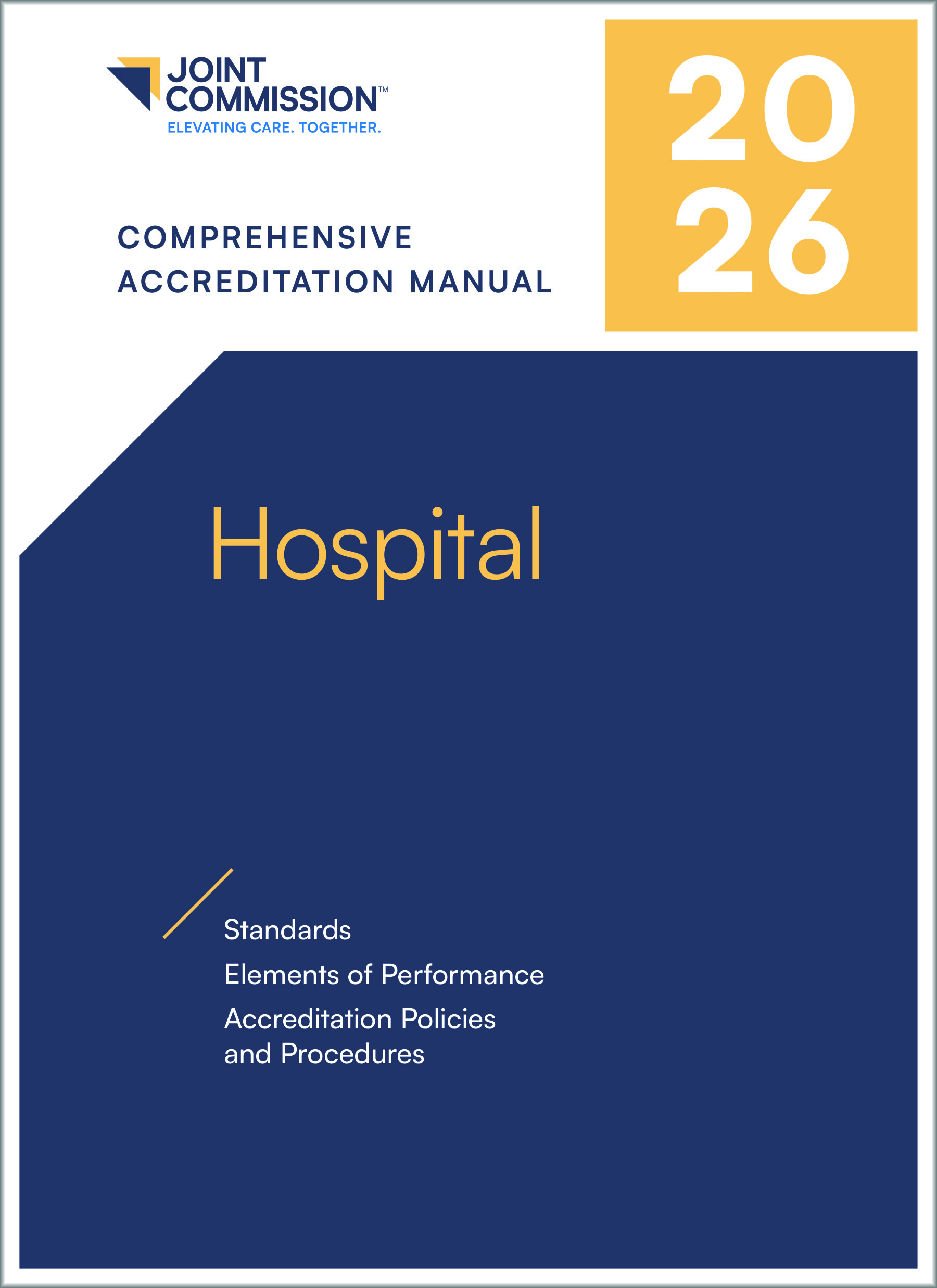 2026 Accreditation Standards Books | Joint Commission